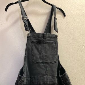 Black shorts overalls